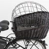 Trixie Fahrradkorb mit Drahtkuppel auf der Rückseite schwarz