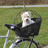 Trixie Fahrradkorb mit Drahtkuppel auf der Rückseite schwarz