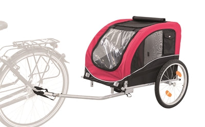 Trixie Dog Bike Cart schwarz rot