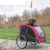Trixie Dog Bike Cart schwarz rot