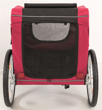 Trixie Dog Bike Cart schwarz rot