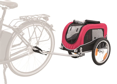 Trixie Dog Bike Cart schwarz rot