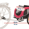 Trixie Dog Bike Cart schwarz rot