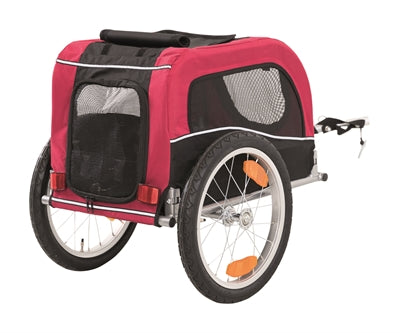 Trixie Dog Bike Cart schwarz rot