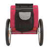 Trixie Dog Bike Cart schwarz rot