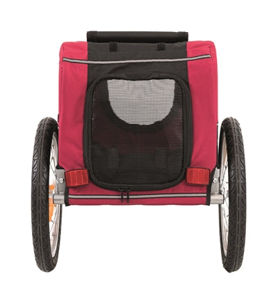 Trixie Dog Bike Cart schwarz rot
