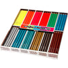 Colortime Buntstifte, L: 17,45 cm, Mine 4 mm, Metallicfarben, Neonfarben, 144 Stück 1 Box