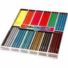 Colortime Buntstifte, L: 17,45 cm, Mine 4 mm, Metallicfarben, Neonfarben, 144 Stück 1 Box