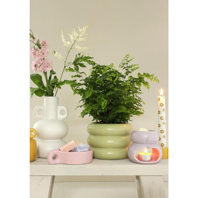 Ideas 4 Seasons Chubby Kerzenhalter rosa 13,5x9,5cm
