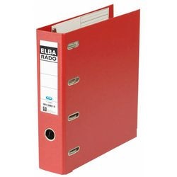 Ordner Elba Rado Plast rot A4 500 Blatt Karton PVC
