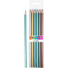 Dreiecksfarbene Bleistifte - Metallic, 6st.