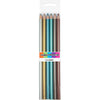 Dreiecksfarbene Bleistifte - Metallic, 6st.