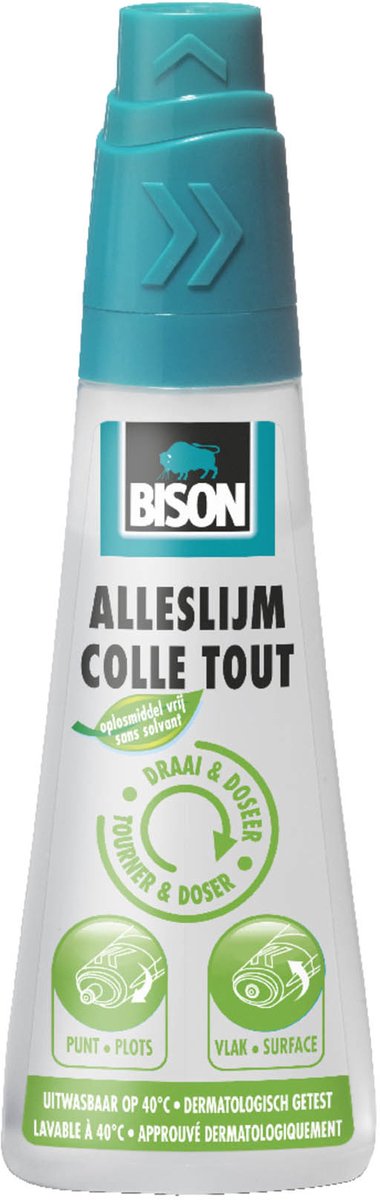 Bison Allerlijm Drehen Sie die Dosierung von 90 ml