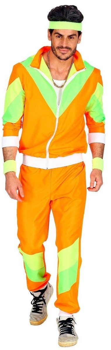 Finidi Trainingsanzug orange 80er Jahre