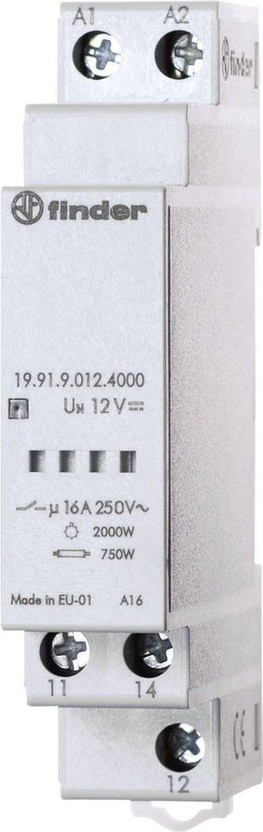 Finder 19.91.9.012.4000 Ausgangsmodul für Dämmerungsschalter 1 Stück Versorgungsspannung (Anzahl): 12 V DC 1x Wechslerkontakt