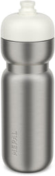 Mepal Edelstahl-Pull-Sportflasche – 800 ml – Packung. Öffnen und trinken – leichter Edelstahl – spülmaschinenfest – Trinkflaschen – Keramik weiß