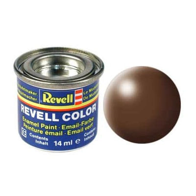 Revell Paint for Model Building Nummer 381 Zijdemat Bruin