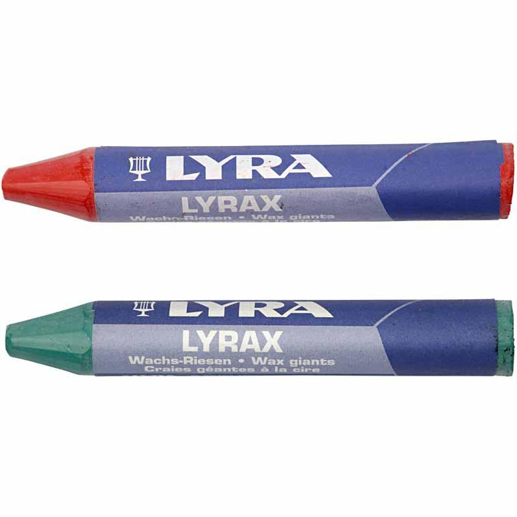 Lyra Waskrijt, L: 9 cm, Dicke 15 mm, 12 Stück 1 Box