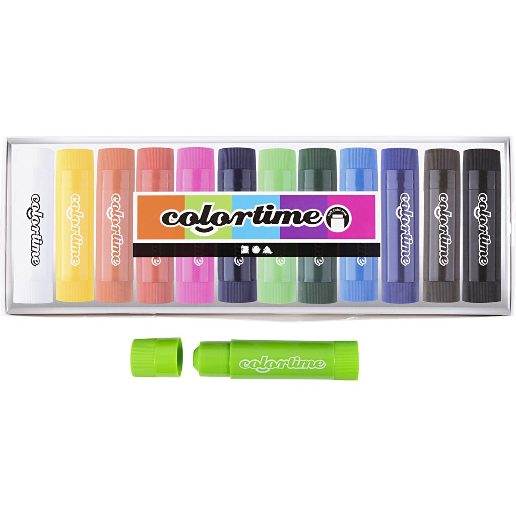 Creativ Company Soft Color Stick Chalk Color, 12st.