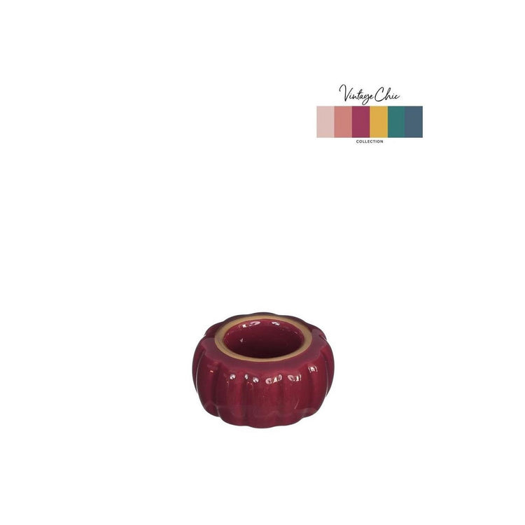 Ideen 4 Jahreszeiten Kerzenhalter Pouff Kirsche ø4,8xh2,6cm