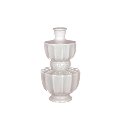 Ideen 4 Jahreszeiten Vase Bellagio Creme ø11xh20cm