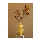 Ideen 4 Jahreszeiten Vase Bellagio Senf ø11xh20cm - afbeelding 2