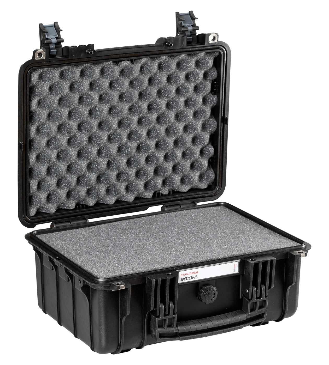 Explorer -Fälle 3818HL Schwarz mit Schaumpflanzen