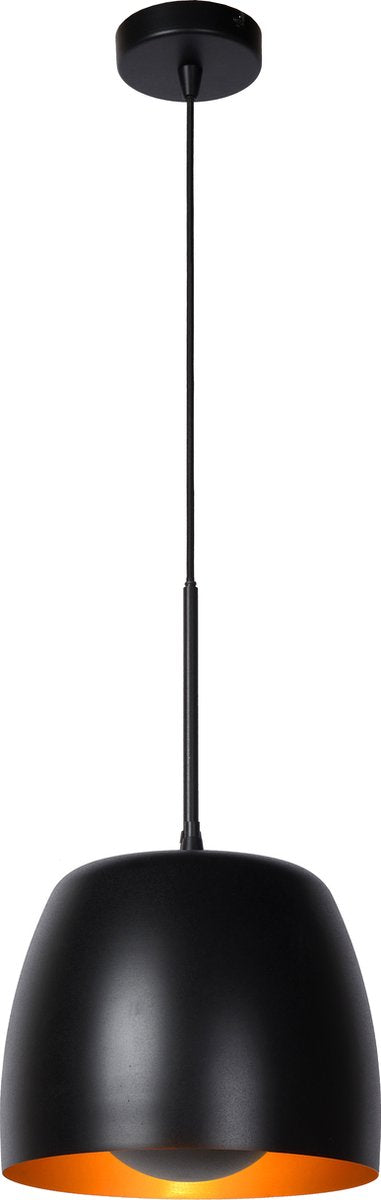 Lucide Nolan - Hängelampe - ø 24 cm - 1xe27 - schwarz