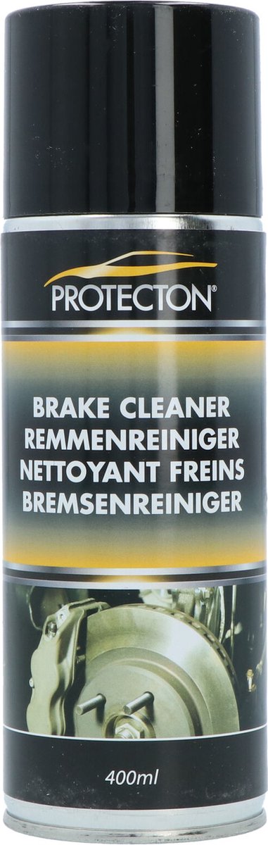Protecton Bremsenreiniger – hohe Lösungskraft – entfernt effektiv Öl, fettigen Schmutz – hinterlässt keine Rückstände – 400 ml