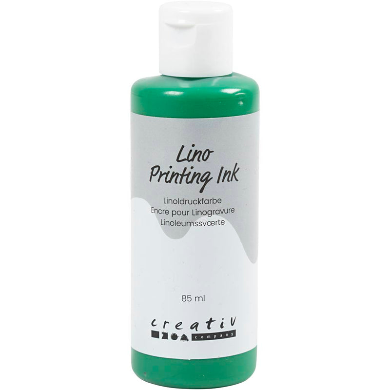 Creativ Company Linoleumfarbe, grün, 85 ml 1 Flasche