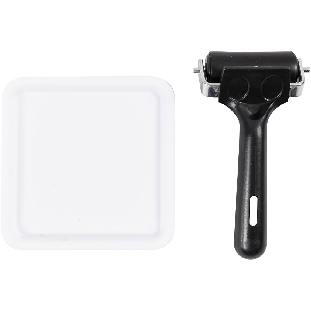 Creativ Company Toolkit für Linolschnitt, B: 6 cm, Maße 12x12 cm, 1 Box