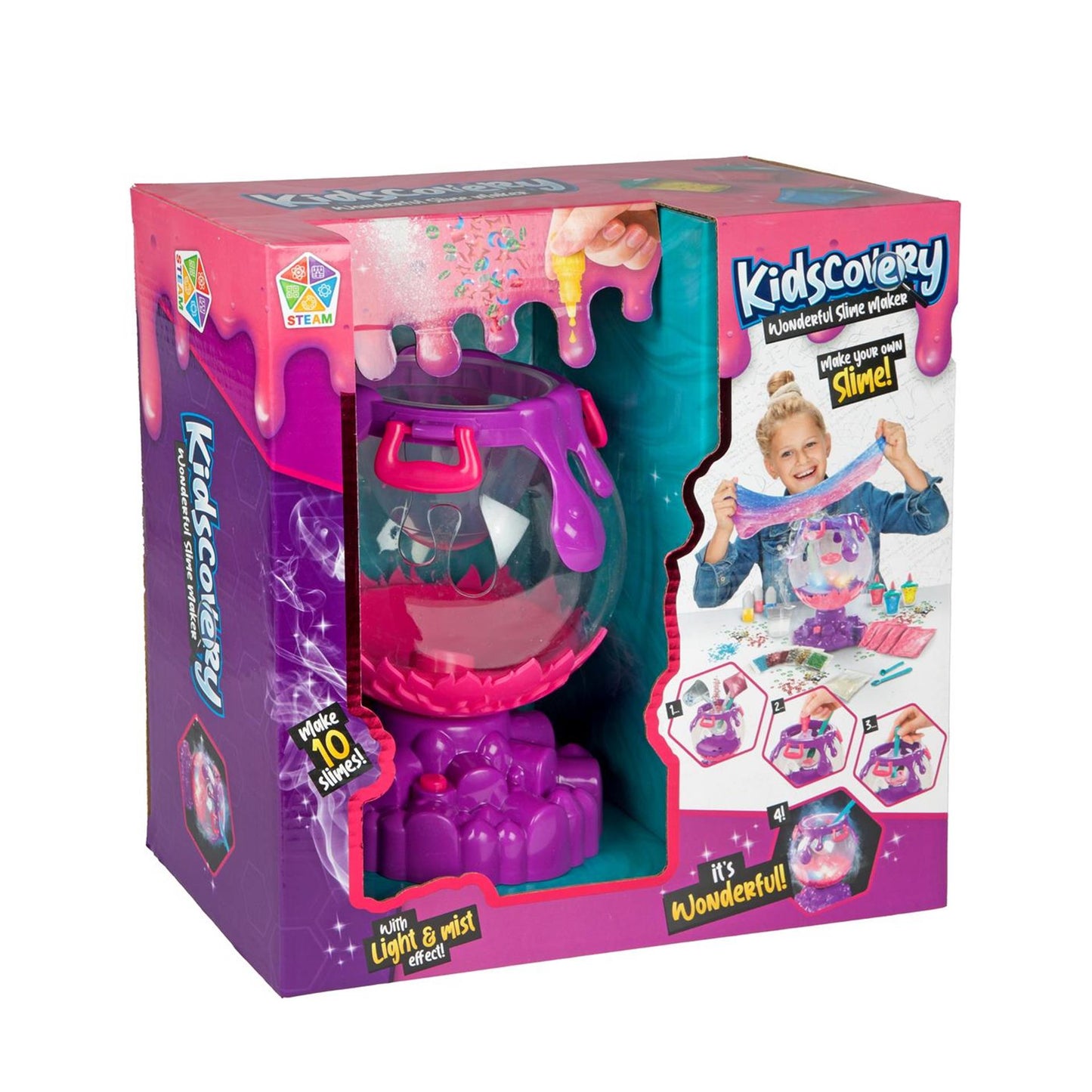 Toi-toys magische Schleimglaskugel + Licht