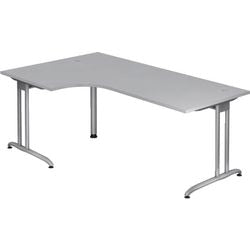 Bach Eckschreibtisch Hammerer VBS82 5 Melamin 200x120cm grau