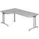 Bach Eckschreibtisch Hammerer VBS82 5 Melamin 200x120cm grau