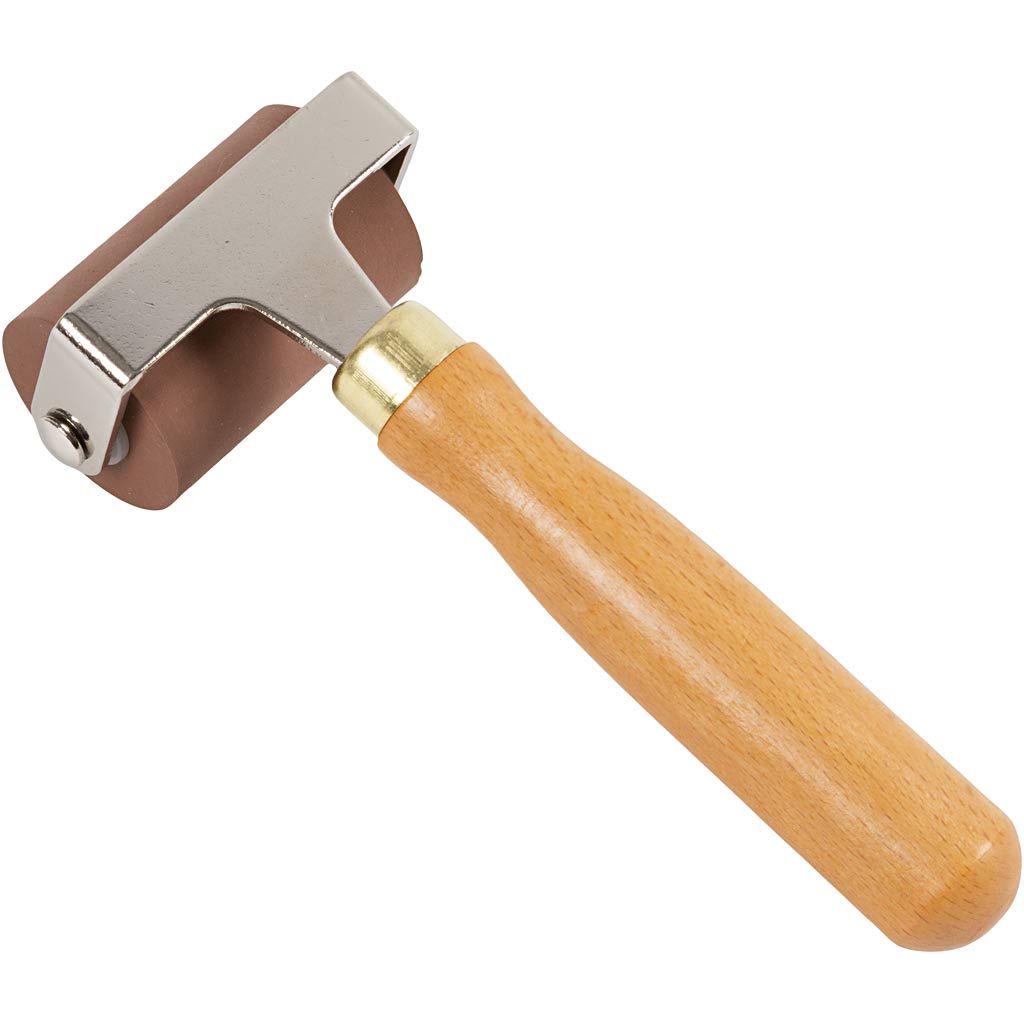 Kreativfirma Gummi -Roller Linoleum Roller