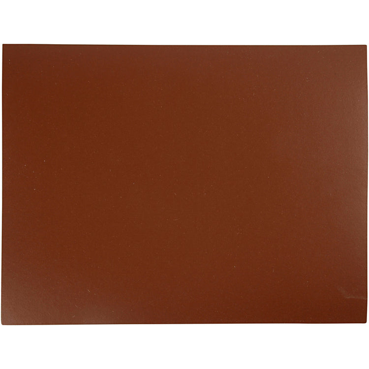 Linoleumplatte, Größe 30x39 cm, Stärke 2,5 mm, braun, 1 Stück