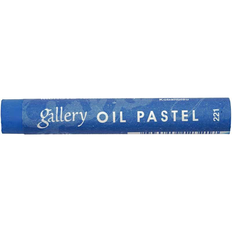 Mungyo Gallery Ölpastell Premium, L: 7 cm, Stärke 11 mm, Kobaltblau (221), 6 Stück 1 Box