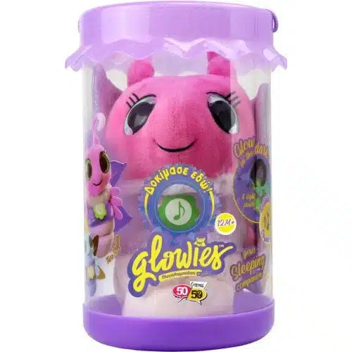 Glosts Plüschfeuer fliegen rosa lumnisch