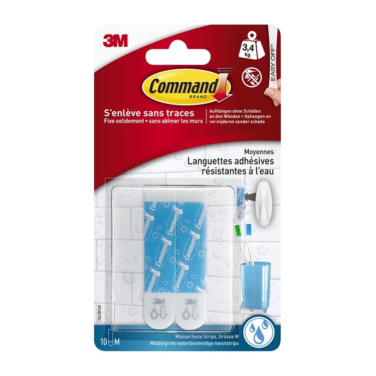 3 m 1060485 – Command Universal Medium 10 Streifen pro Packung | 12 Stück