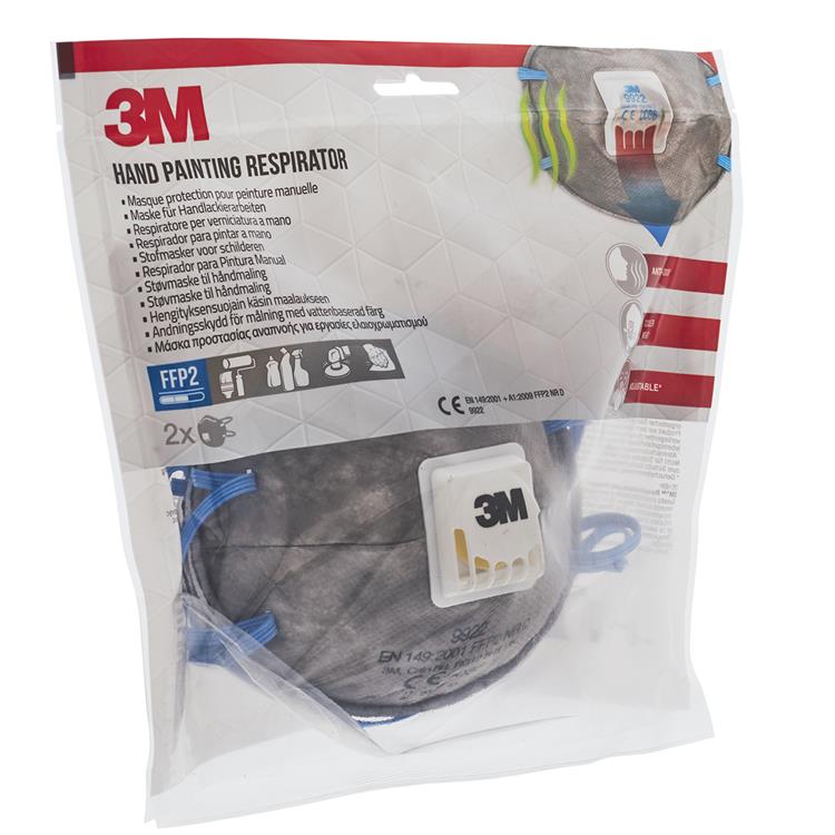 3m 1062057 - Feinstauberzeuger Geruchsstoffe FFP2 mit Ausatemventil | 2 Stk