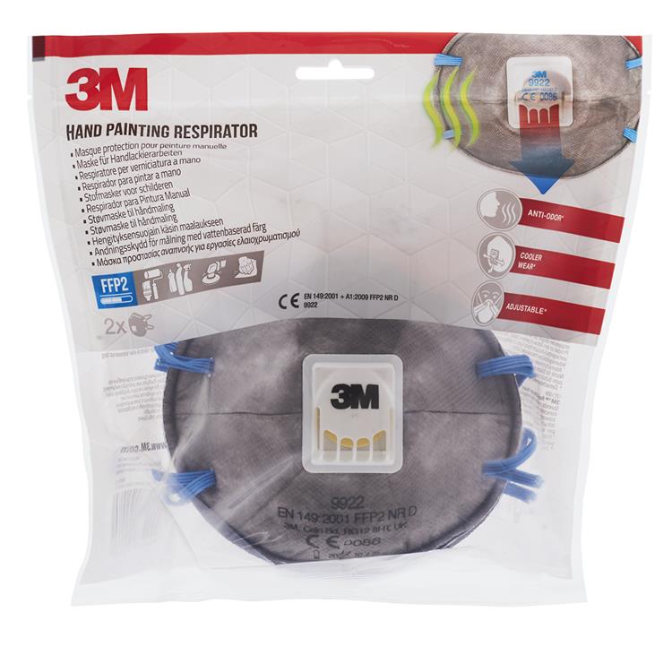 3m 1062057 - Feinstauberzeuger Geruchsstoffe FFP2 mit Ausatemventil | 2 Stk