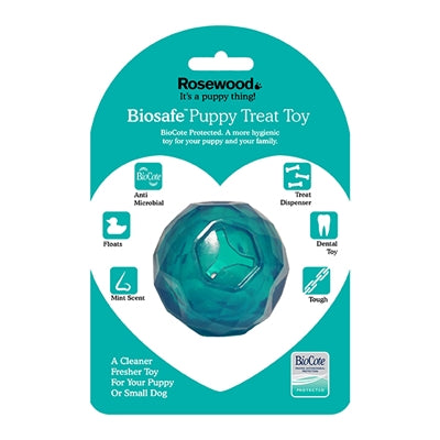 Biosafe Welpe Snack Ball Blau