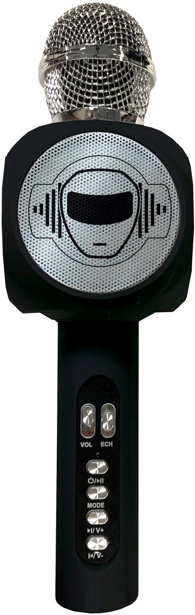 Lexibook iparty Bluetooth®-Karaoke-Mikrofon mit Lautsprecher, Beleuchtung und Sprachwechslerfunktion