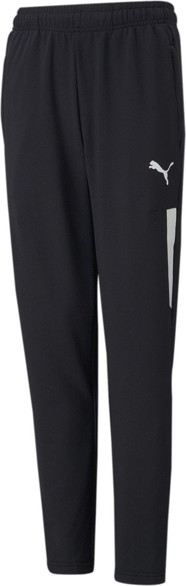Puma teamliga training pants pro jr unisex sporthose - schwarz-weiß