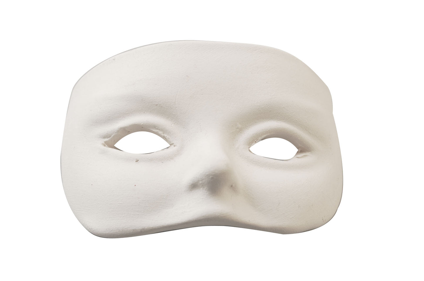 Powertex • Venezianische Maske aus Gips, klar, 7 x 4,5 x 3 cm