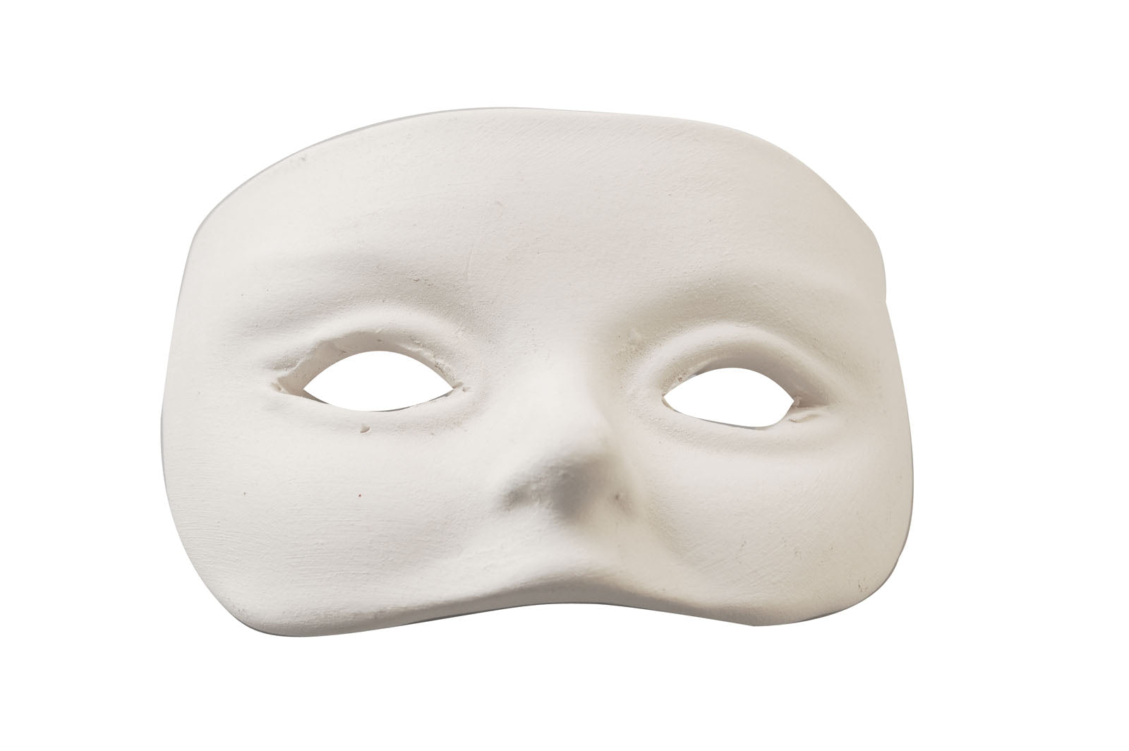 Powertex • Venezianische Maske aus Gips, klar, 7 x 4,5 x 3 cm