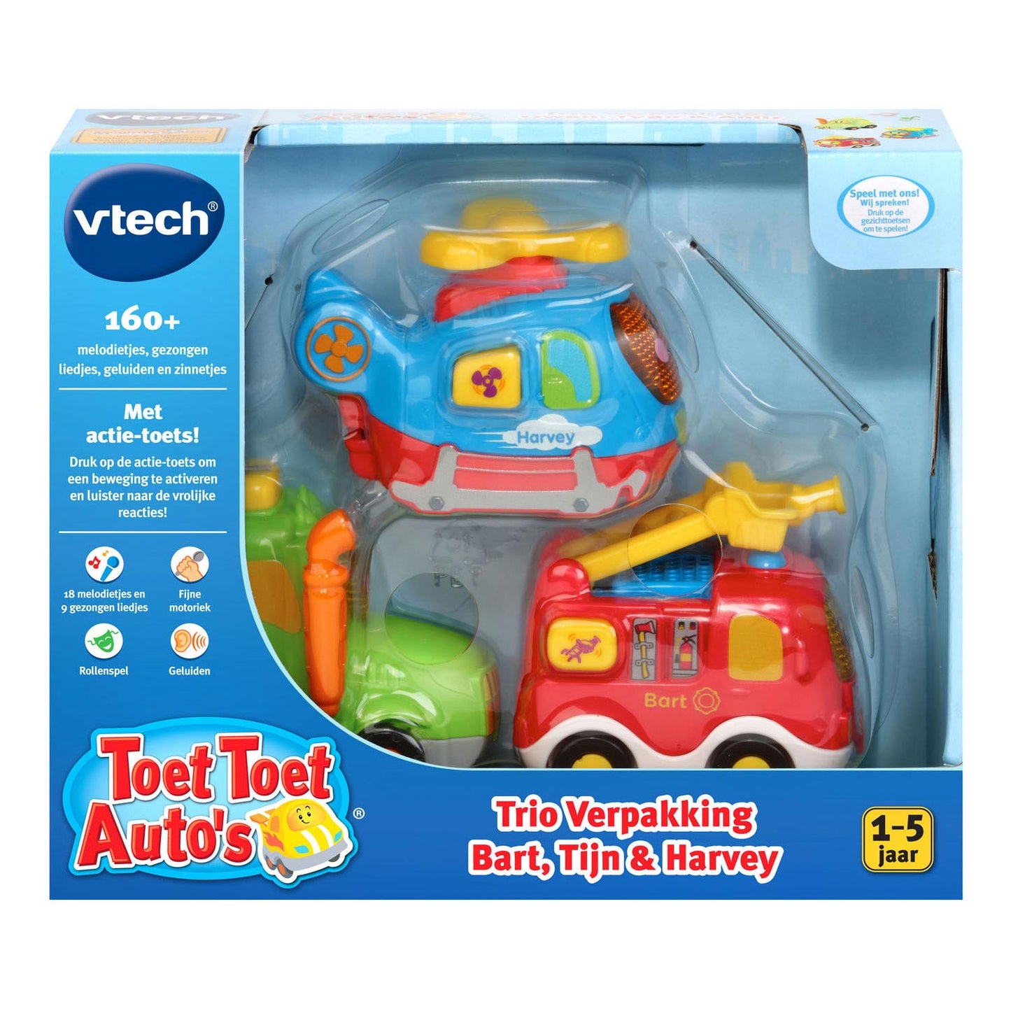 Vtech Toet toet Auto apos; S Bart Tijn und Harvey 3 in 1 Set