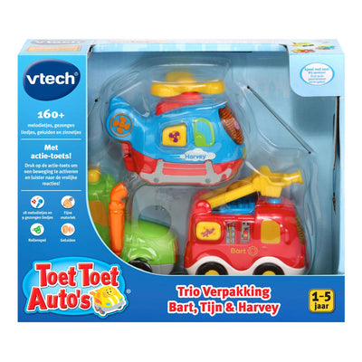 Vtech Toet toet Auto apos; S Bart Tijn und Harvey 3 in 1 Set