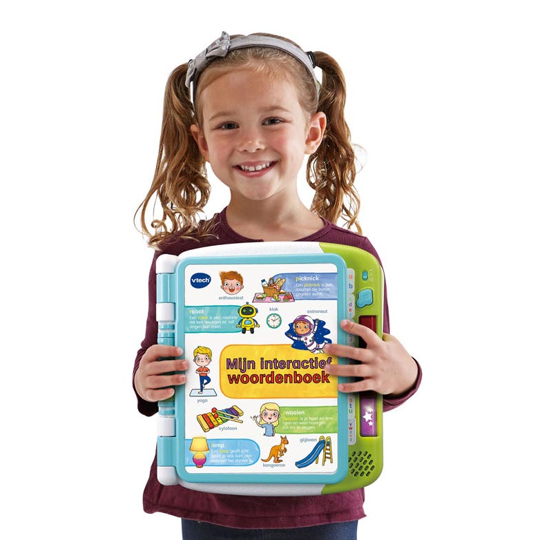 Vtech Kinderbuch mein interaktives Wörterbuch weiß Blaugrün
