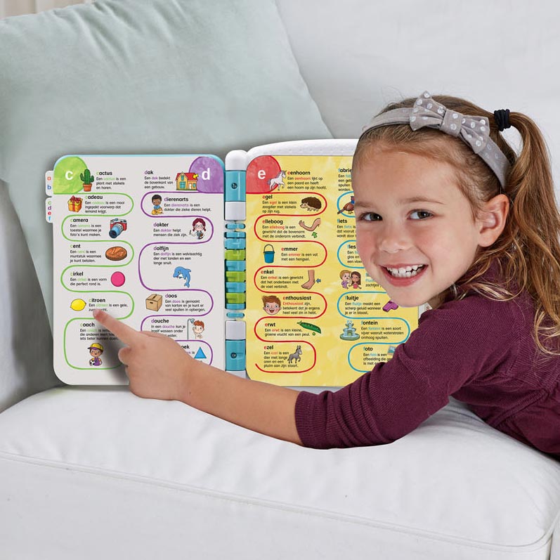 Vtech Kinderbuch mein interaktives Wörterbuch weiß Blaugrün